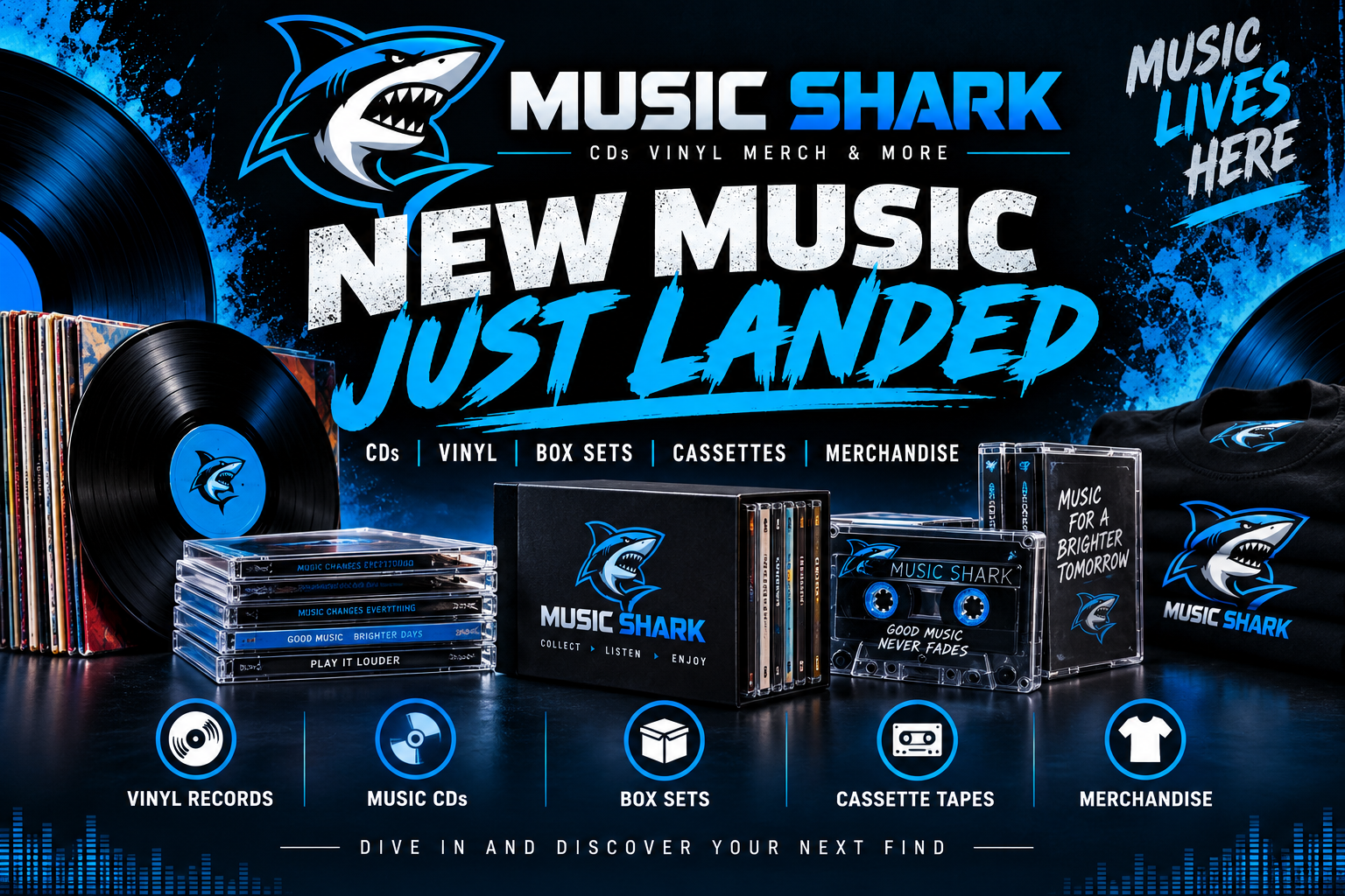 NEW MUSIC JUST LANDED AT MUSIC SHARK