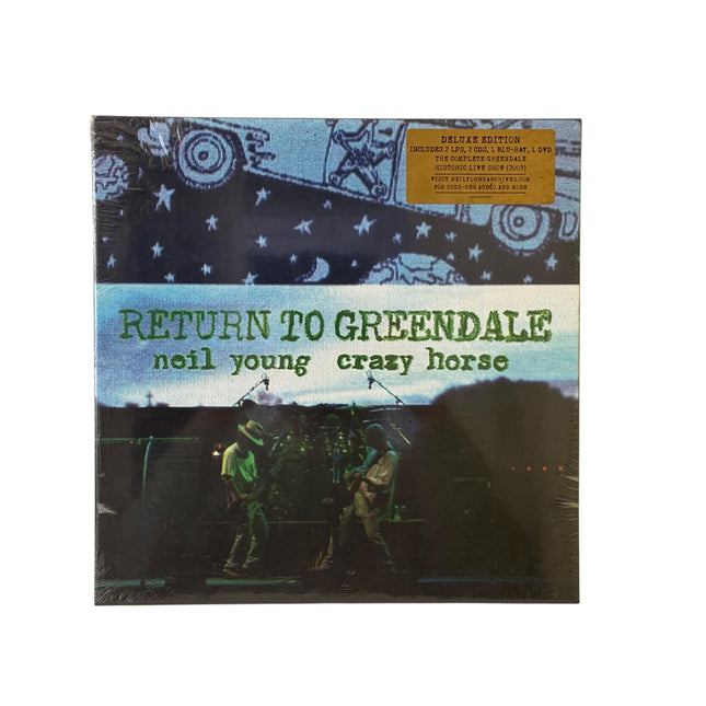 Neil Young & Crazy Horse - Return To Greendale Deluxe Edition Box Set 2 Vinyl Record LP, 2 CD, 1 Blu-Ray & 1 DVD
