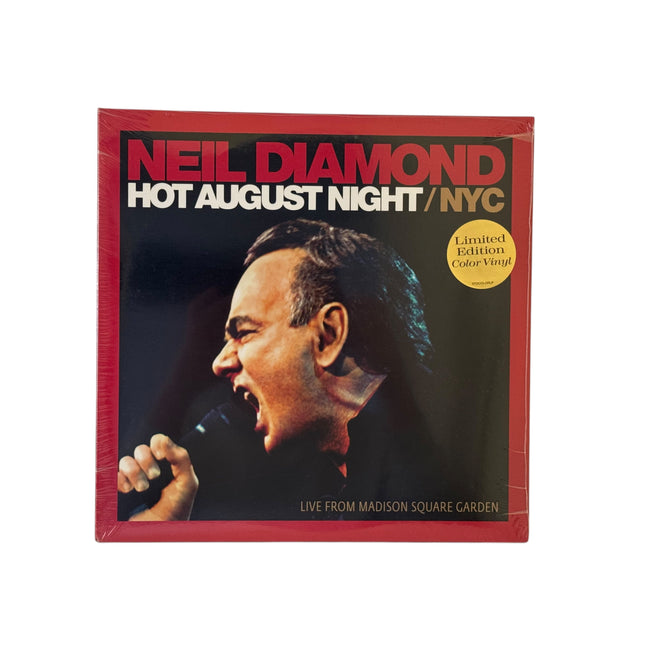 Neil Diamond - Hot August Night NYC Vinyl Record 2 LP