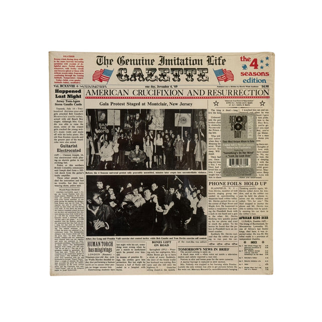 Frankie Valli & The Four Seasons - The Genuine Imitation Life Gazette Vinyl Record LP