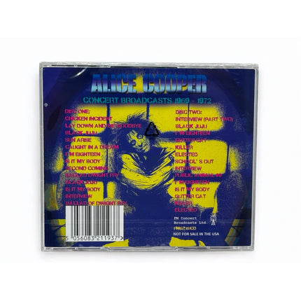 Alice Cooper - Concert Broadcasts 1969 - 1972 2 CD