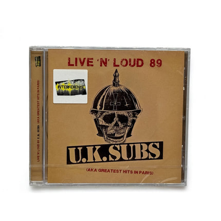 U.K. Subs - Live ‘N’ Loud 89 CD