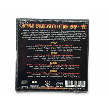 Anthrax - Broadcast Collection 1987-1993 4 CD Box Set