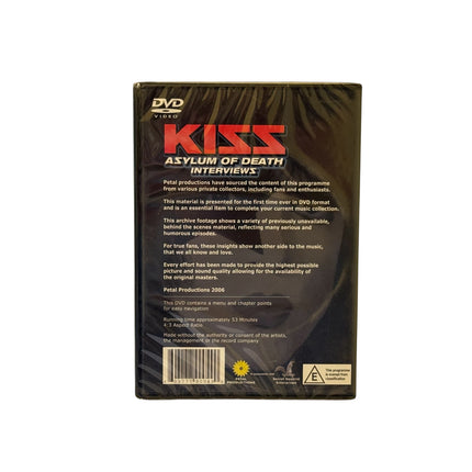 Kiss - Asylum Of Death Interviews DVD