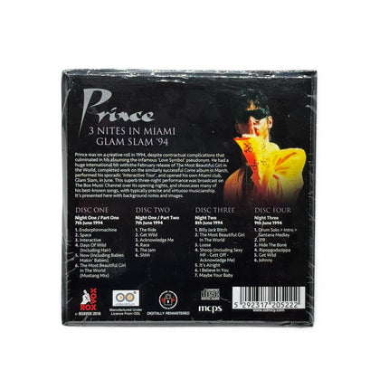 Prince - 3 Nites In Miami Glam Slam 94 4 CD Box Set