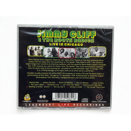 Jimmy Cliff & The Roots Radics - Live In Chicago CD