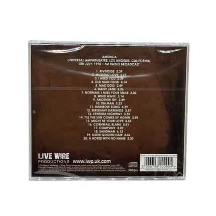 America - Live In Los Angeles 1978 CD