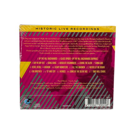 David Bowie - Live Glass Spider Tour Montreal 87 CD